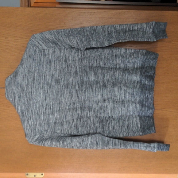 PINK Grey Heathered Quarter Zip - Picture 4 of 5